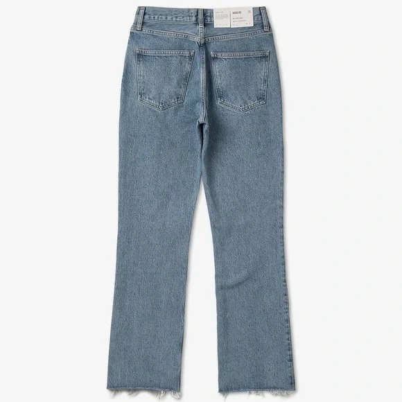 AGOLDE Mid-Rise Relaxed Boot Denim Pants in Medium Blue